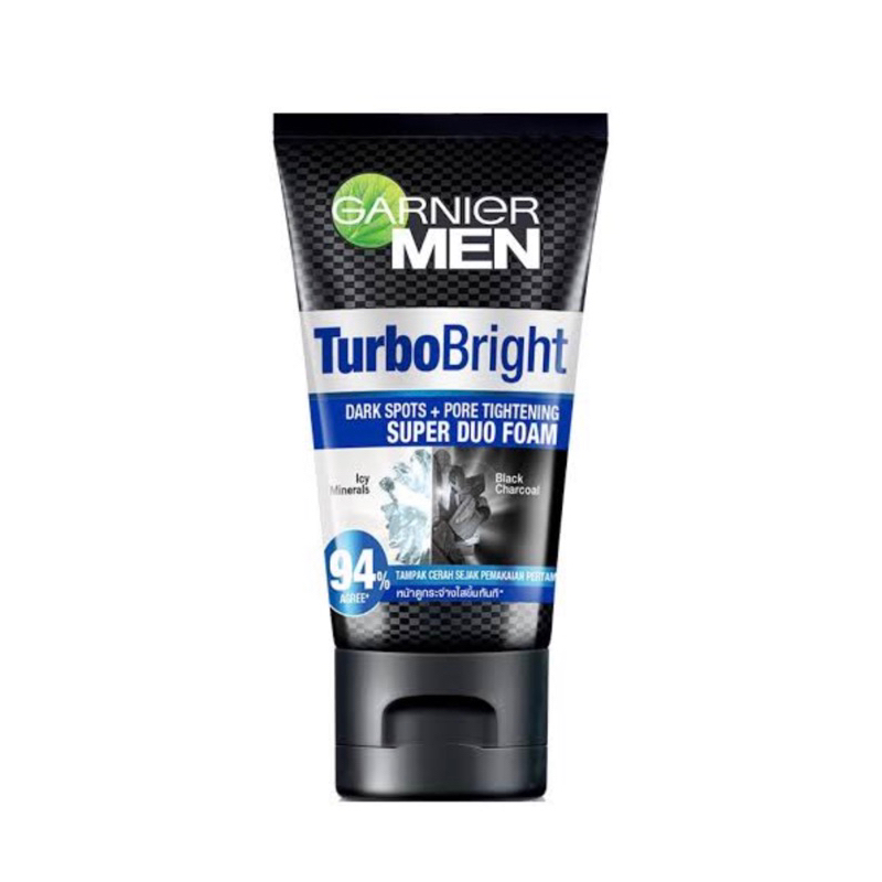 Jual GARNIER MEN FACE WASH TURBO BRIGHT 100ML Shopee Indonesia