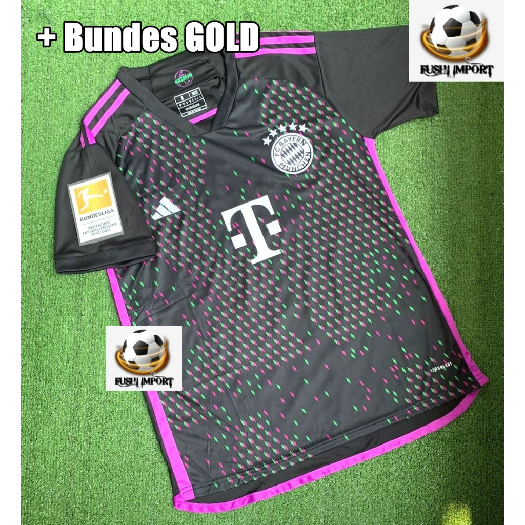 Jual Jersey Baju Bola Munchen Away Full Patch 2023 2024 Grade Ori