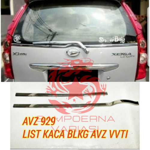 Jual List Kaca Belakang Chrome Mobil AVANZA XENIA LAMA Old Vvti 2004