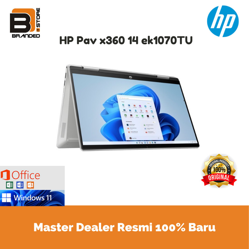 Jual Laptop HP Pav X360 14 Ek1070TU I7 1355U 16GB 512GB Intel Xe