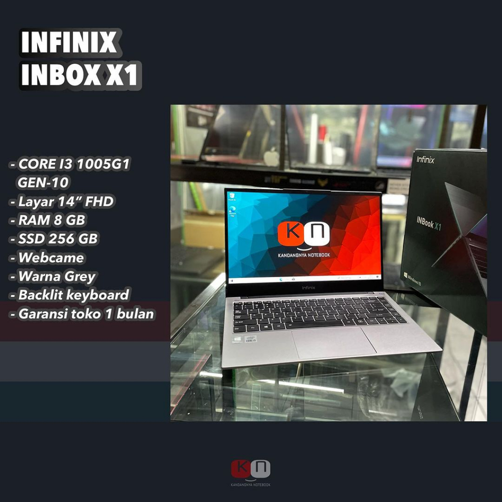 Jual INFINIX INBOX X1 CORE I3 1005G1 GEN10 RAM 8GB SSD 256GB LAYAR 14