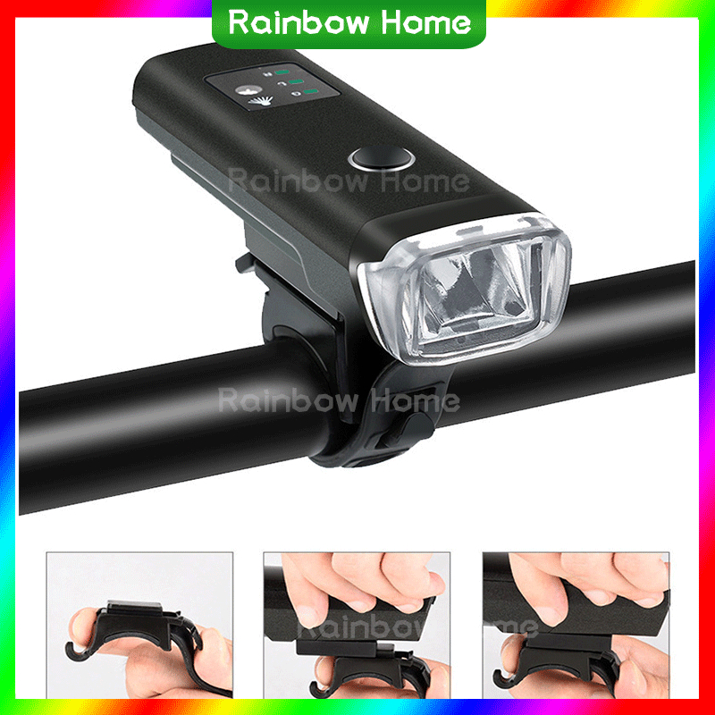 Jual Rainbow Home Lampu Sepeda Cahaya Kuat Xpg Lumens Smart Sensor