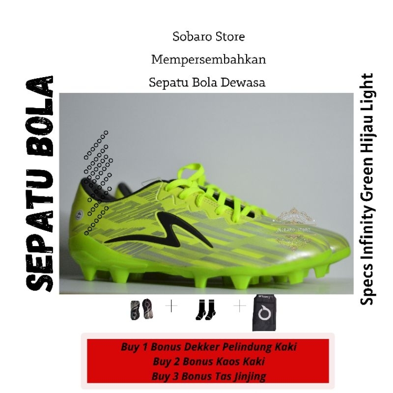 Jual Sepatu Bola Specs Infinity Dewasa Free Cod Paket Murah Promo