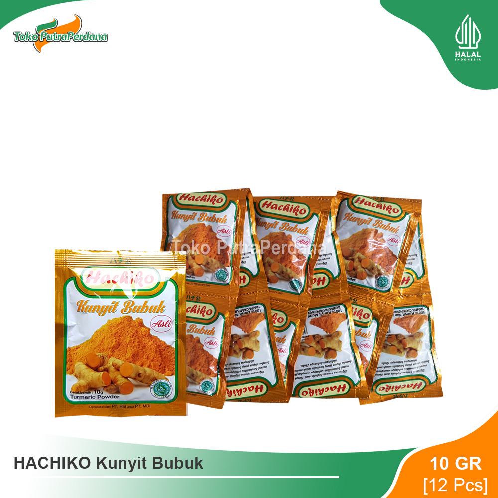 Jual HACHIKO Kunyit Bubuk Sachet 12 Pcs Shopee Indonesia