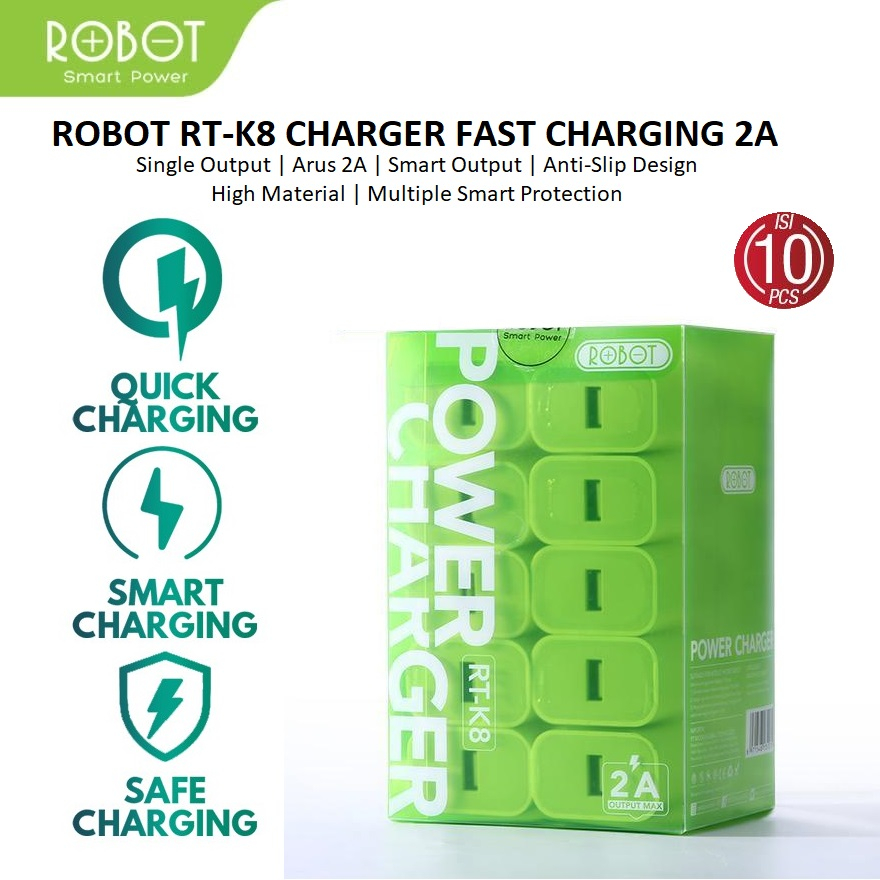 Jual Robot Rt K Kepala Charger Adapter Small Potable W A Isi