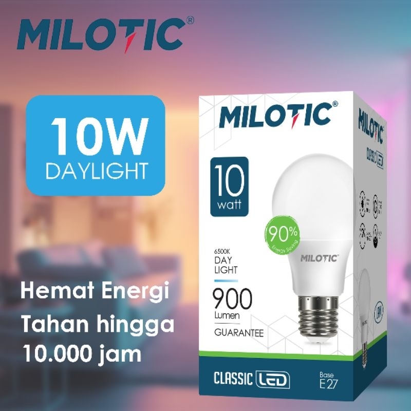 Jual Lampu Led Modern Milotic Ceria Ukuran 10 Watt Model A Bulb Untuk