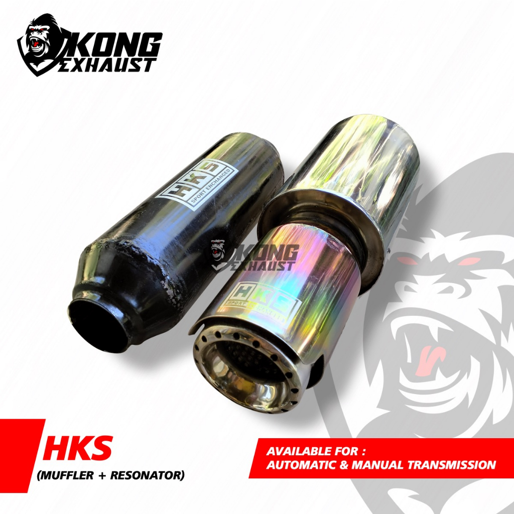 Jual Knalpot Racing Mobil HKS Bass Adem Halus Cocok Untuk Semua Tipe