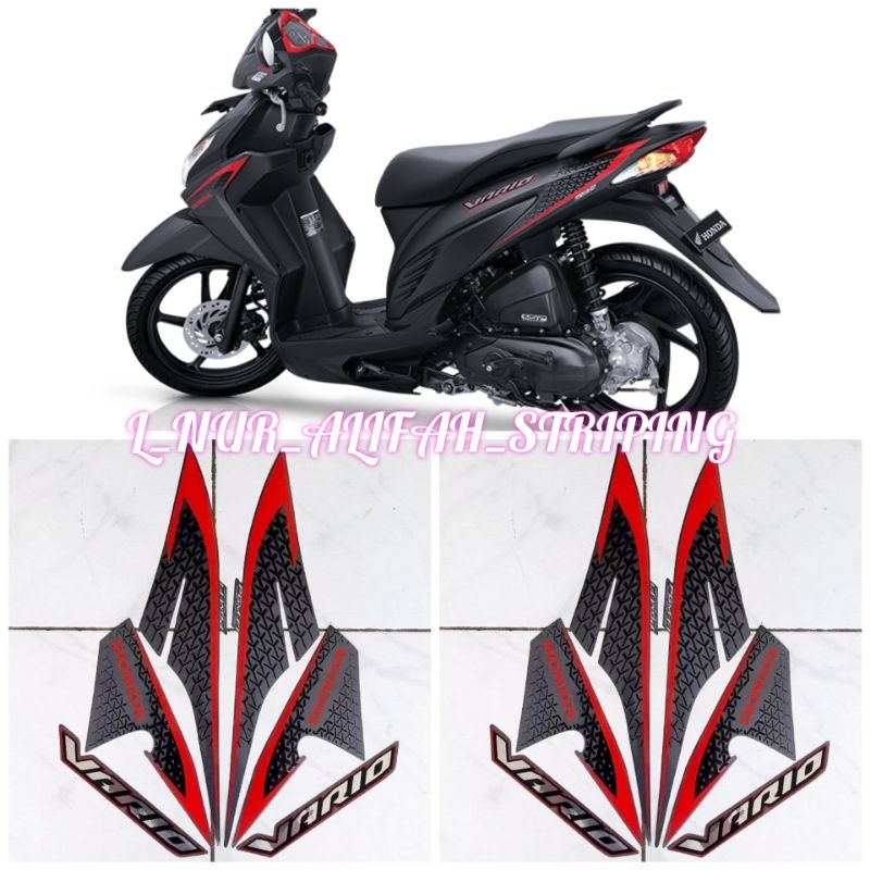 Jual STIKER STRIPING LIS LES POLET BODY MOTOR HONDA VARIO 110 ESP 2017