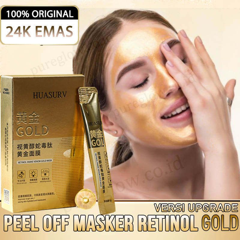 Jual Masker Wajah Retinol K Gold Tear Off Mask Anti Penuaan