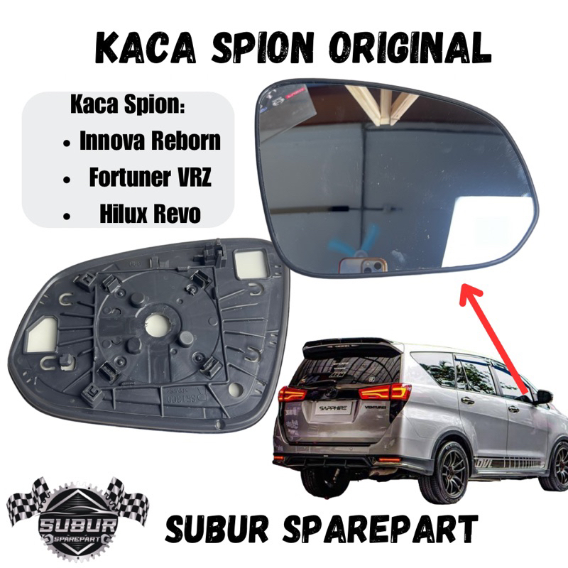 Jual Kaca Spion Innova Reborn Fortuner Vrz Hilux Revo Voxy Zenix