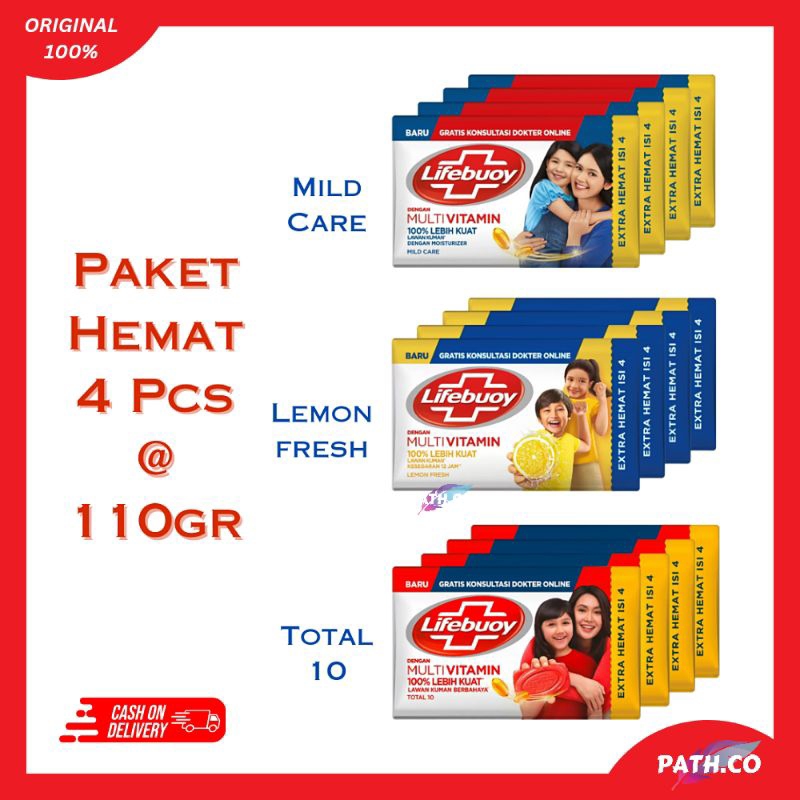 Jual Paket Hemat Pcs Lifebuoy Sabun Batang Antiseptik Gr Total