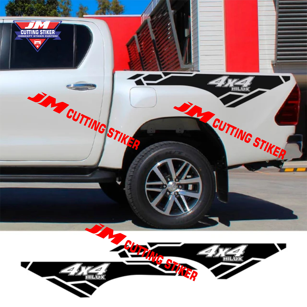 Jual Stiker Mobil X Hilux Stiker Cutting Body Mobil Hilux Ranger