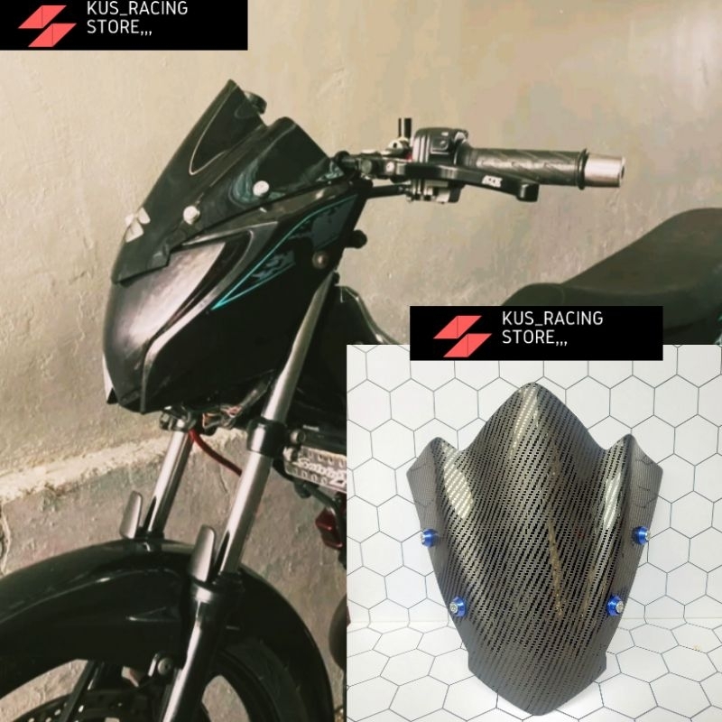 Jual Visor Satria Fu Facelift Model Jenong Winshield Fu Facelift Jenong