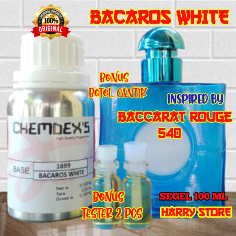 Jual Bibit Parfum Baccarat Murni Tanpa Alkohol Segel Pabrik Seperti