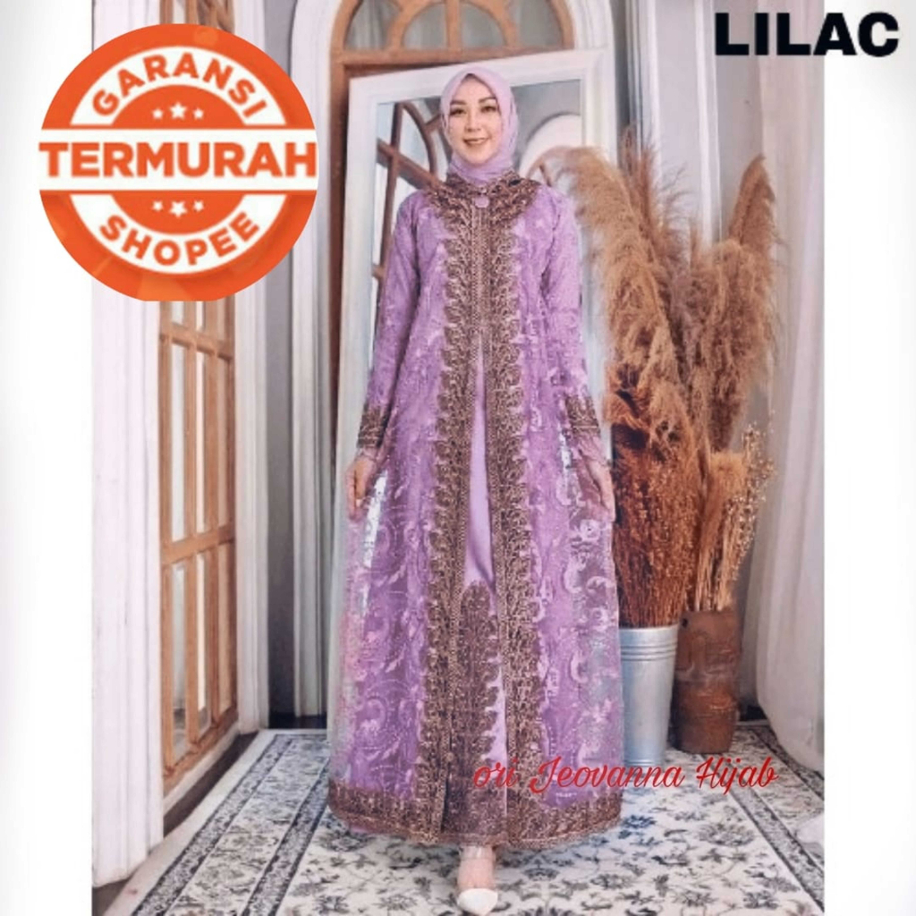 Jual Murah Lebay Gamis Maxi Cempaka Aulia Gamis Kondangan Lebaran