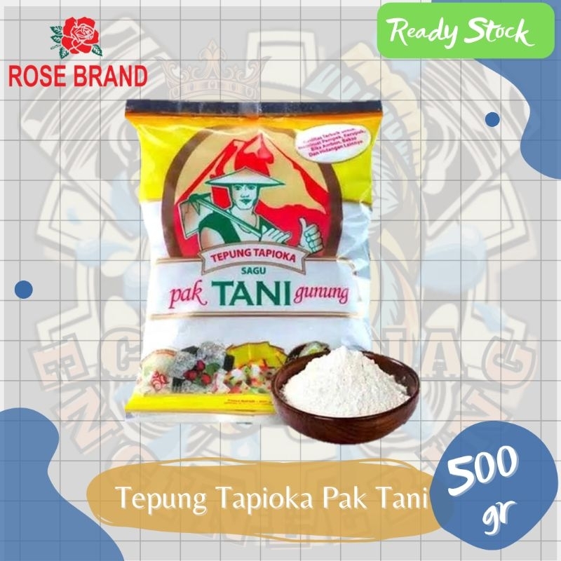 Jual Tepung Tapioka Cap Pak Tani Gunung Sagu Pak Tani 500g Shopee