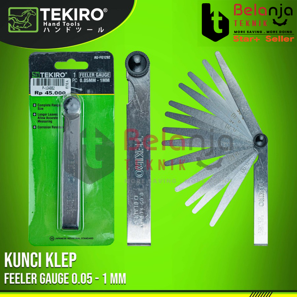 Jual Tekiro Feeler Gauge Mm Blade Fuller Tekiro Kunci Klep