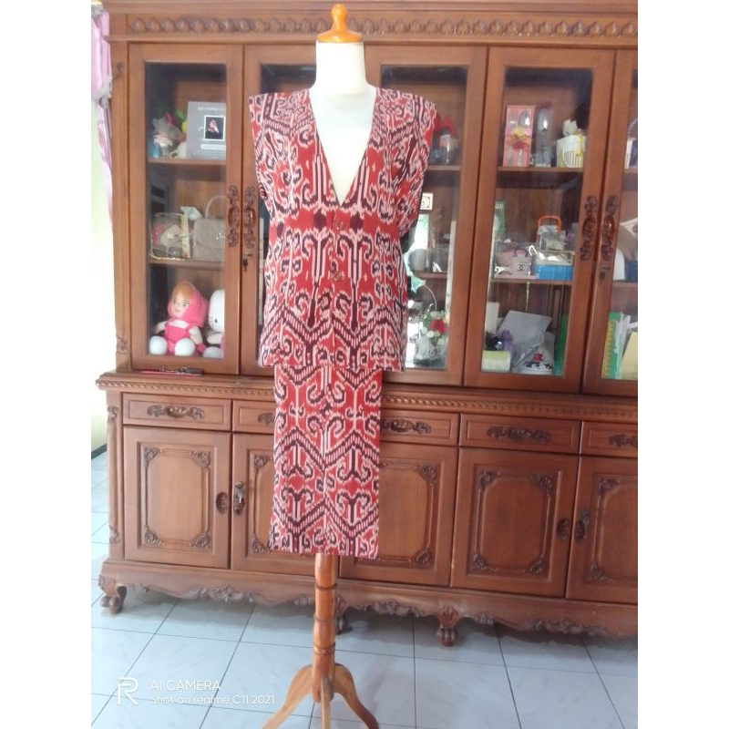 Jual Baju Adat Dayak Kain Pua Kumbu Baju Adat Papua Custom Baju