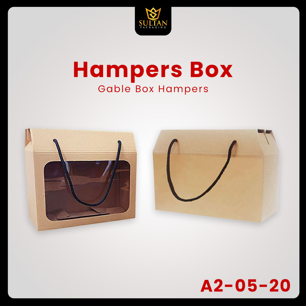 Jual Box Hampers Gable Box Large Dus Packaging Kraft Besar Termurah