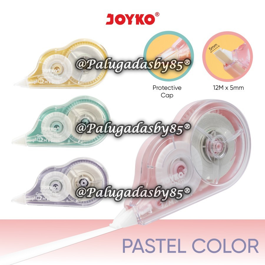 Jual 1 Biji GROSIR Correction Tape Joyko CT 522PTL 12 M X 5 Mm