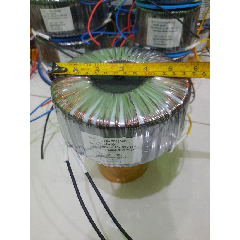 Jual Trafo Toroid 15A Ct45v 55v Tembaga Murni 100 Spek Murah Shopee