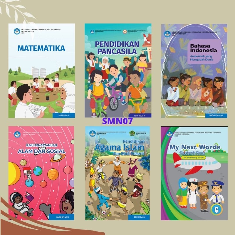 Jual Buku Siswa SD Kelas 6 Kurikulum Merdeka Diknas Shopee Indonesia