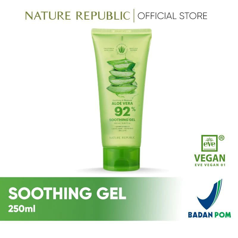 Jual NATURE REPUBLIC Soothing Moisture Aloe Vera 92 Soothing Gel