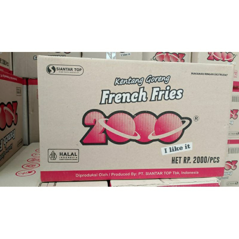 Jual CIKI FRENCH FRIES 2000 1 DUS ISI 40 BUNGKUS Shopee Indonesia