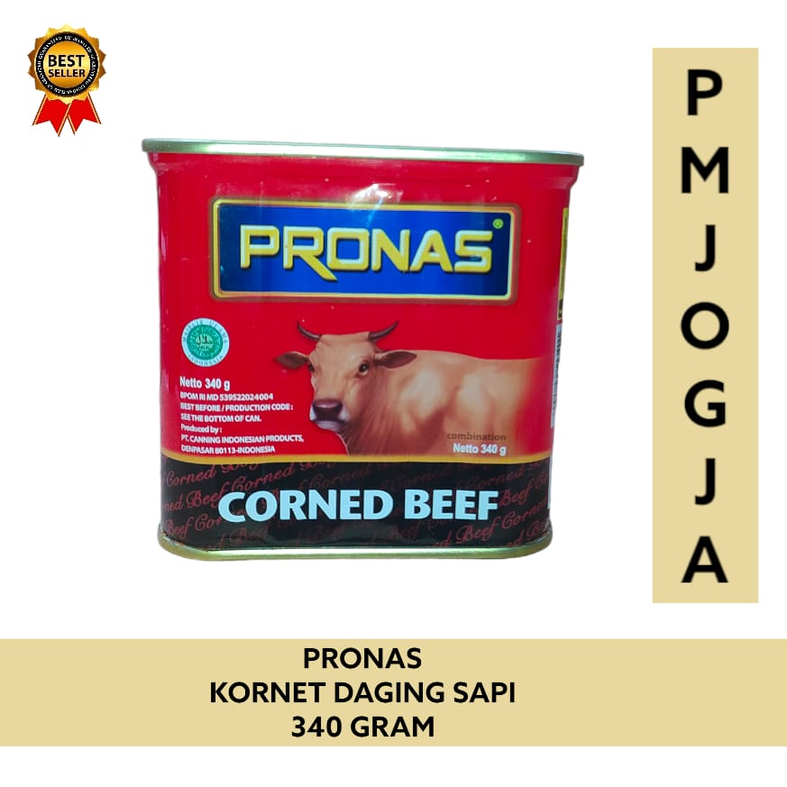 Jual Pronas Kornet Daging Sapi Regular Kemasan Kaleng Eoe Gram