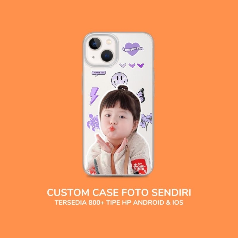 Jual Custom Case Aesthetic Foto Sendiri Bahan Softcase Silicon All Type