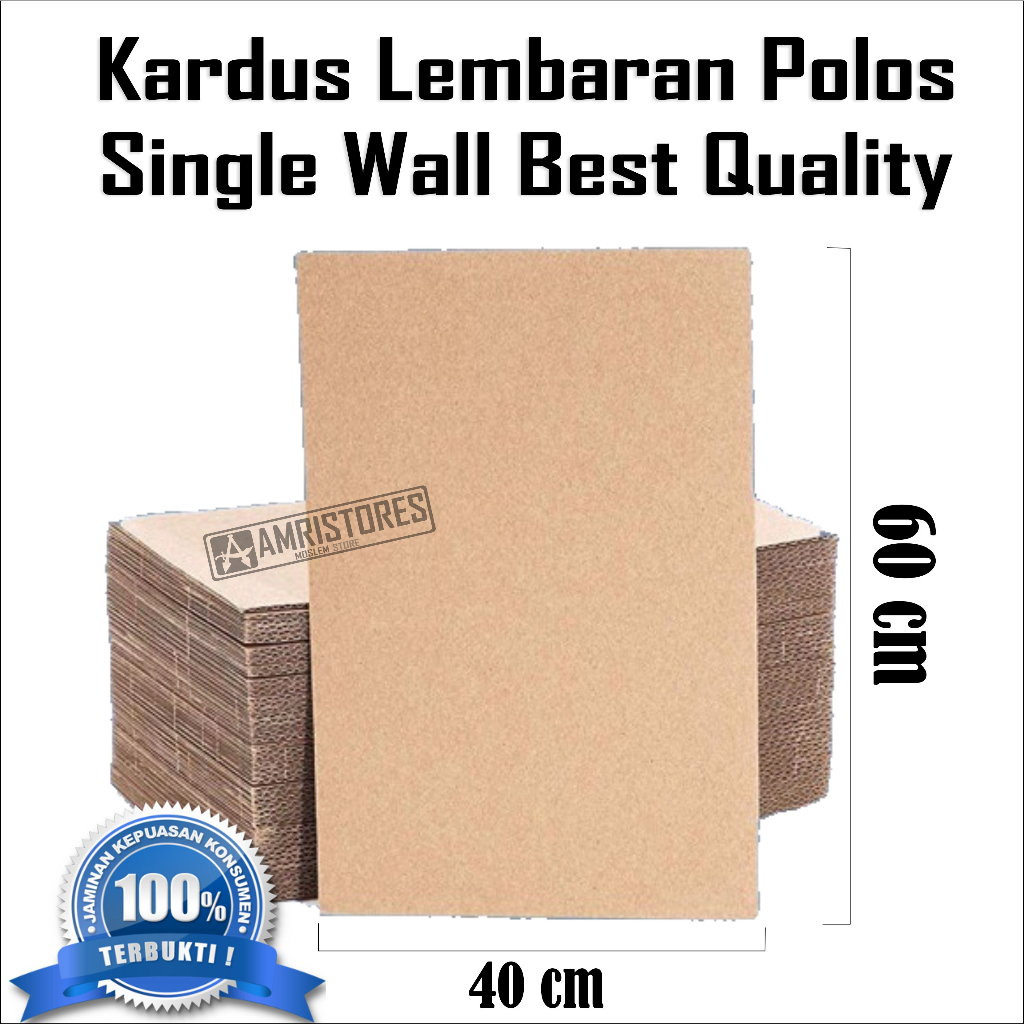 Jual Kardus Lembaran X Cm Singlewall Kokoh Mudah Dibentuk Dus