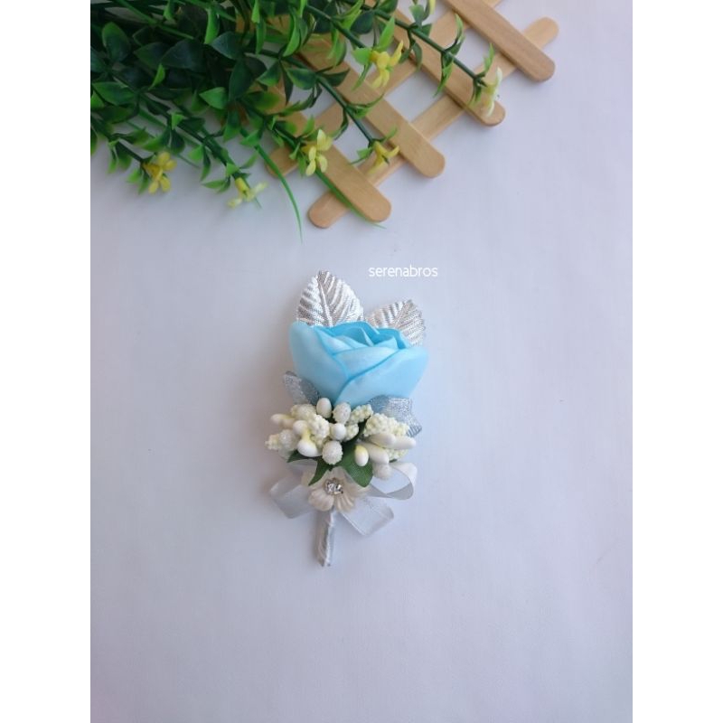 Jual Corsage Bros Bunga Boutonniere Korsase Jas Rhinestone