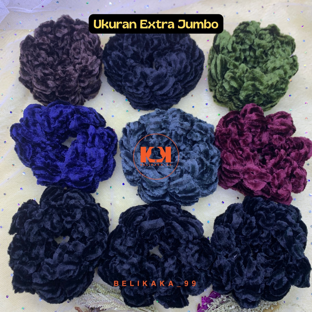 Jual EXTRA JUMBO IKAT RAMBUT CEPOL HIJAB UBUR UBUR JURAI UKURAN EXTRA