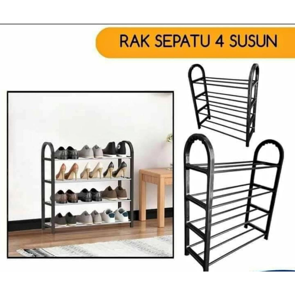 Jual Rak Sepatu Susun Multifungsi Shopee Indonesia