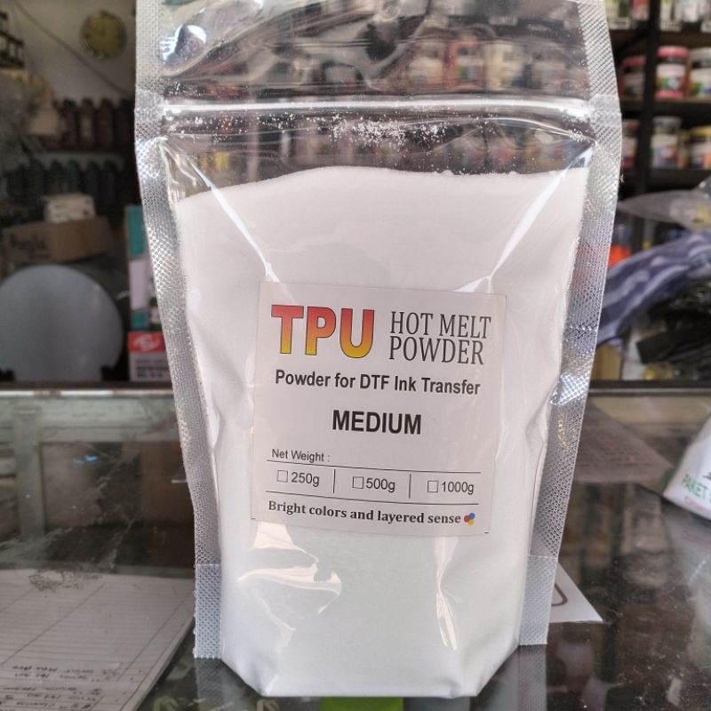 Jual TPU Hot Melt Adhesive Serbuk DTf Lem DTF DTF Powder 500gram