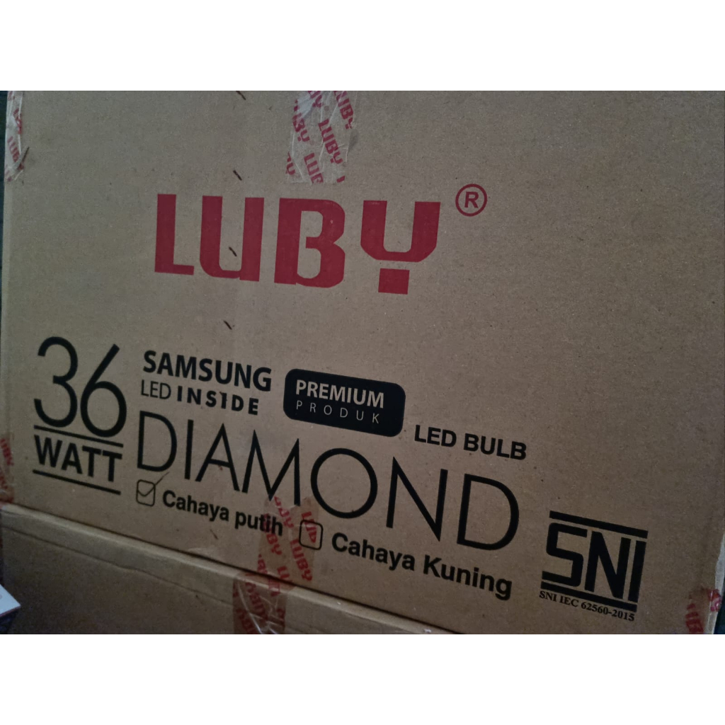 Jual Lampu Luby Diamond W Watt Dus Koli Isi Pcs