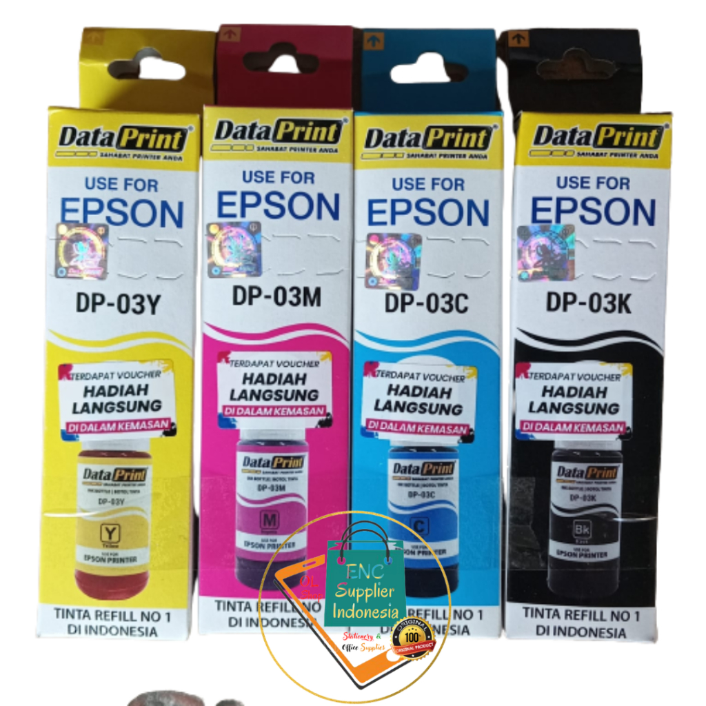 Jual Dataprint 1 Buah Tinta Refill Printer Epson DP 03 Warna 80ml Per