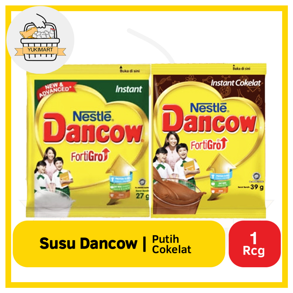 Jual Susu Dancow Putih Cokelat Renceng Isi Sachet Nestle Dancow