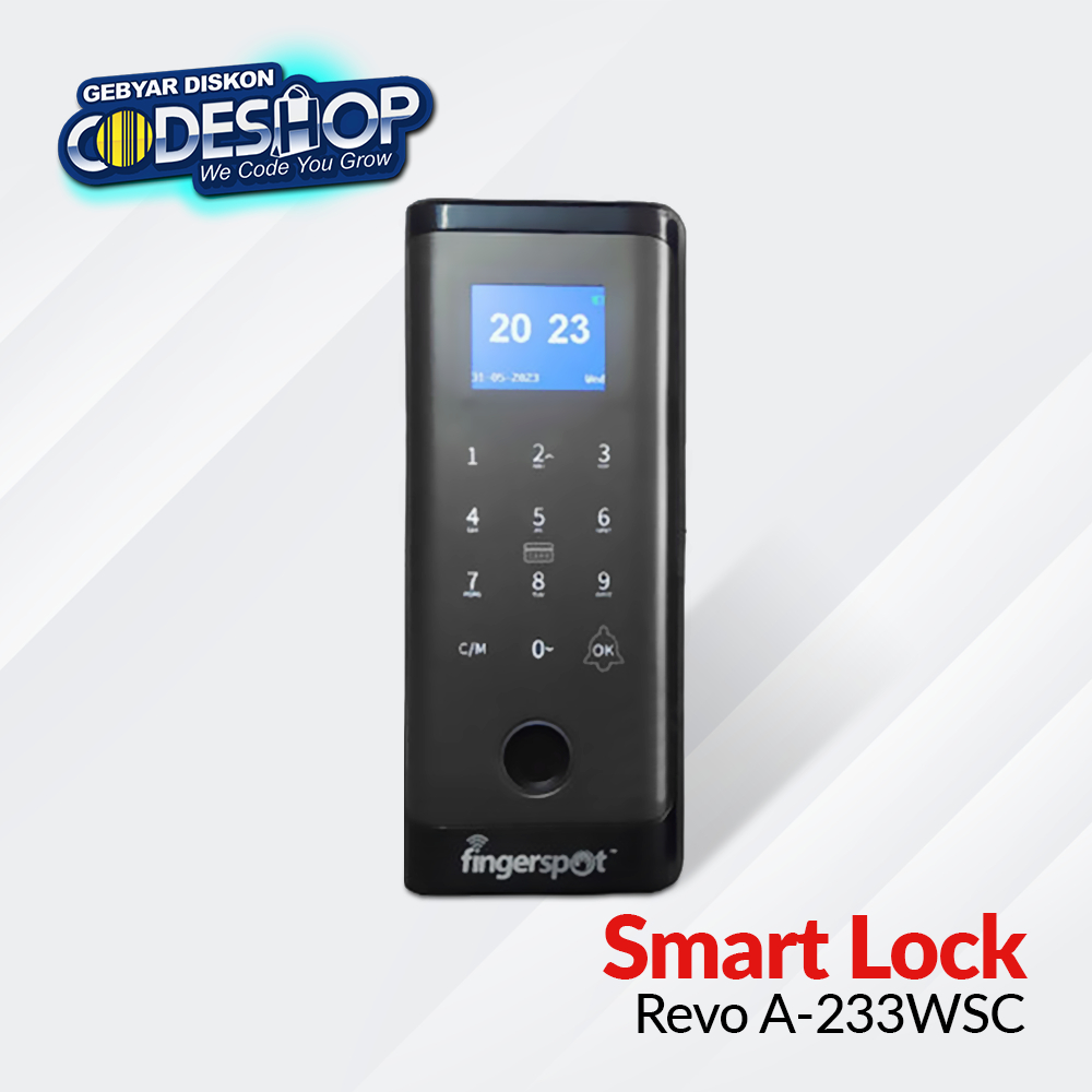 Jual Fingerspot Revo A Wsc Smart Door Lock Akses Kontrol Pintu Sidik