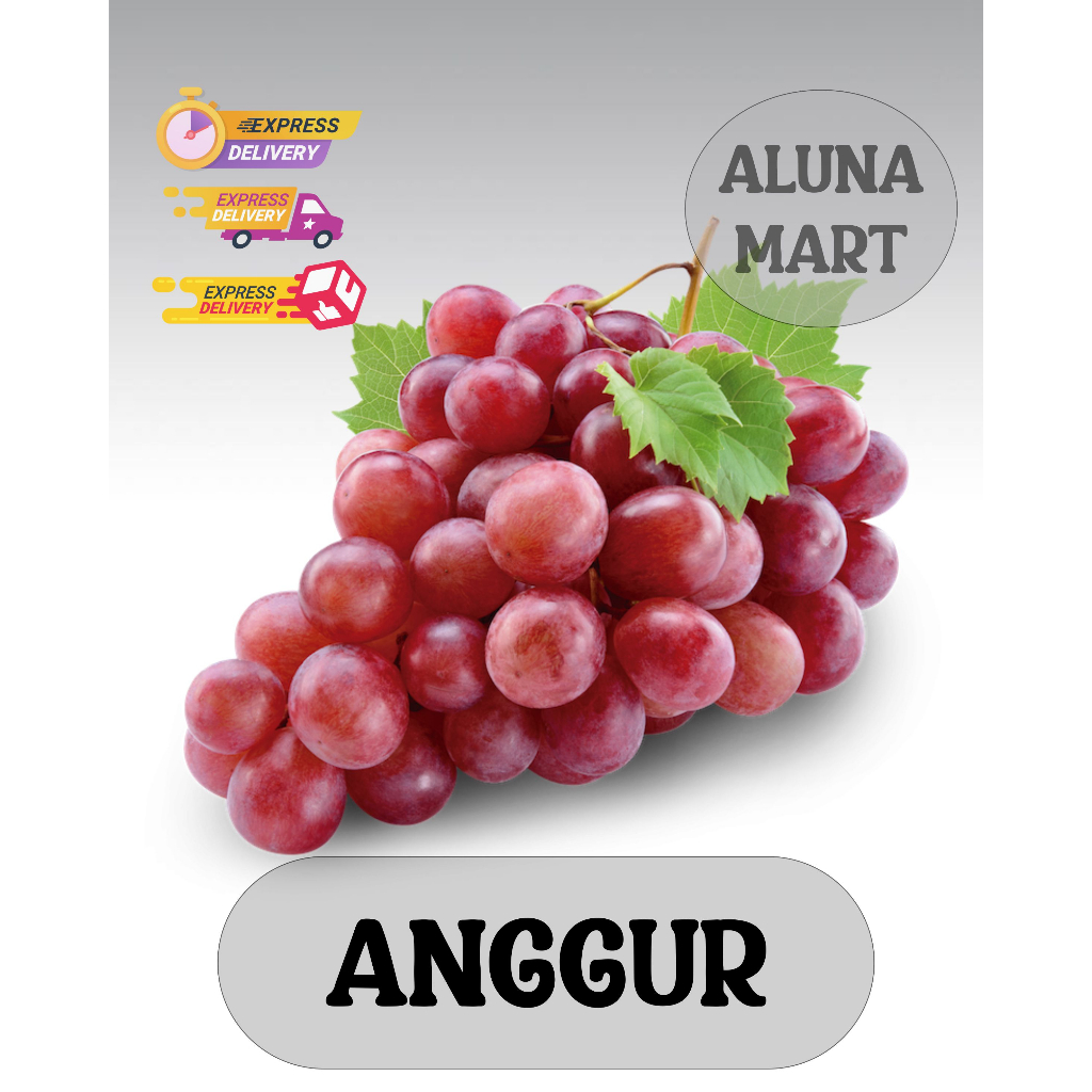 Jual BUAH ANGGUR MERAH FRESH MURAH 1KG Shopee Indonesia