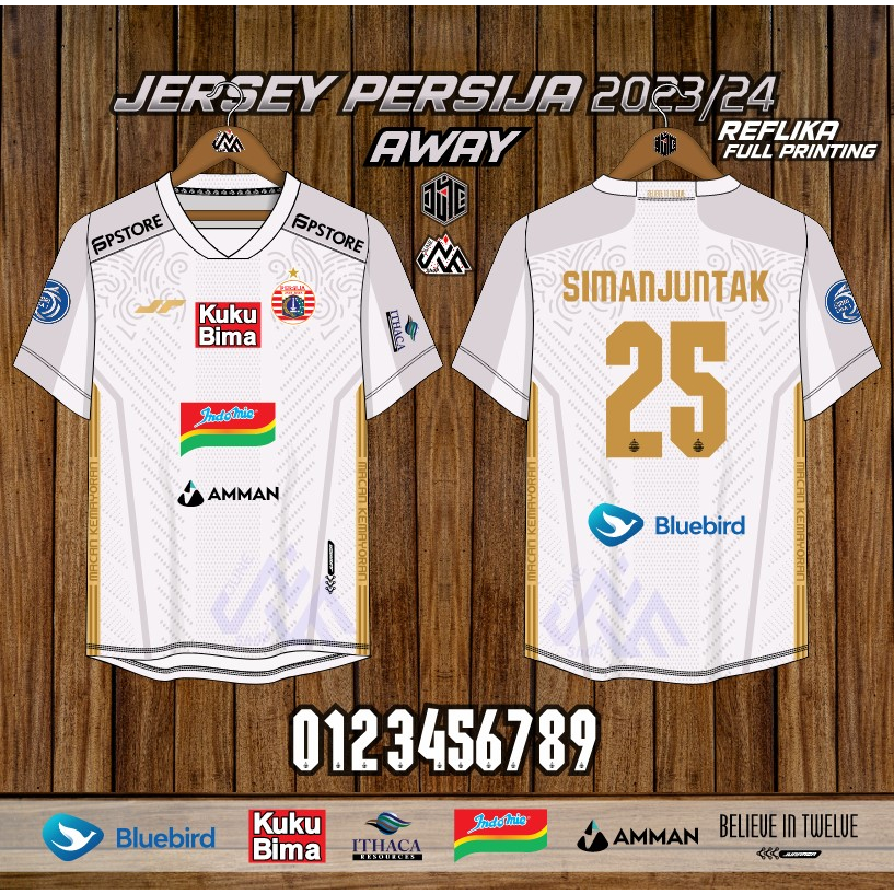 Jual JERSEY SEPAK BOLA LIGA 1 PERSIJA JAKARTA 2023 2024 NEW Full