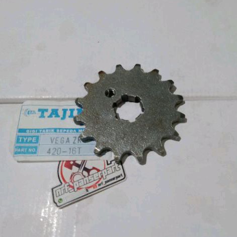 Jual GIR DEPAN 420 16T GEAR GIGI TARIK DEPAN 420 16T YAMAHA VEGA ZR