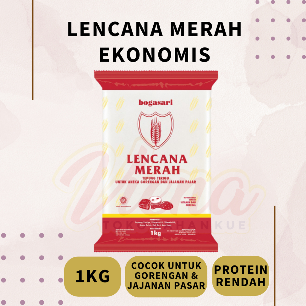 Jual Lencana Merah Tepung Terigu 1kg Shopee Indonesia