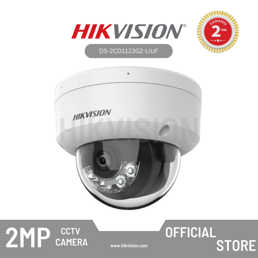 Jual Hikvision Ds Cd G Liuf Camera Ip Cctv Mp Smart Hybrid