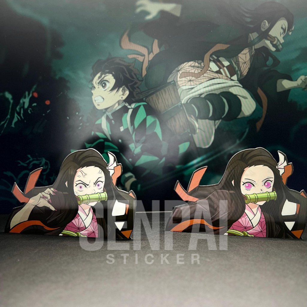 Jual Demon Slayer SENPAI STICKER Stiker Anime 3D TER MURAH Kimetsu No