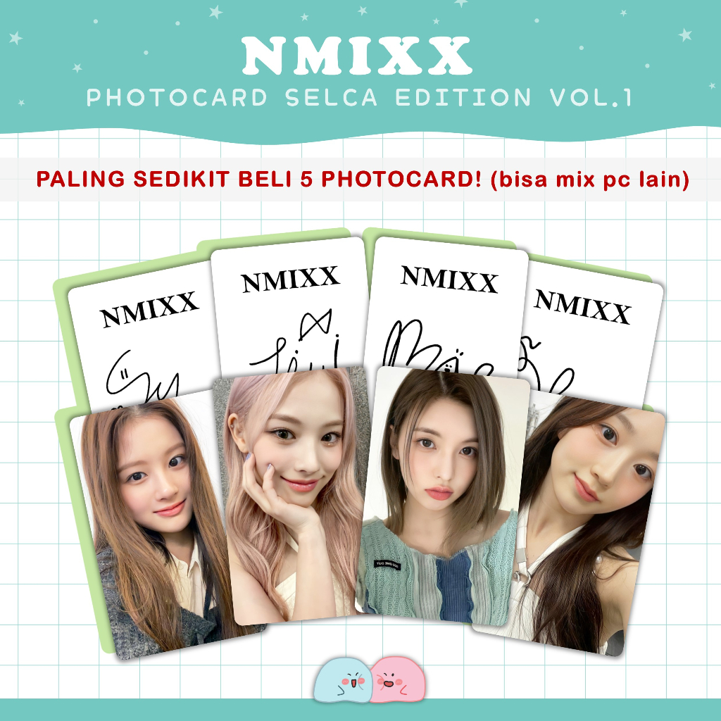 Jual Minimal Beli Photocard Nmixx Selca Edition Vol Unoff