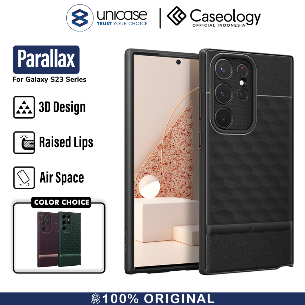 Jual Case Samsung Galaxy S23 Ultra Plus Caseology By Spigen Parallax 3D