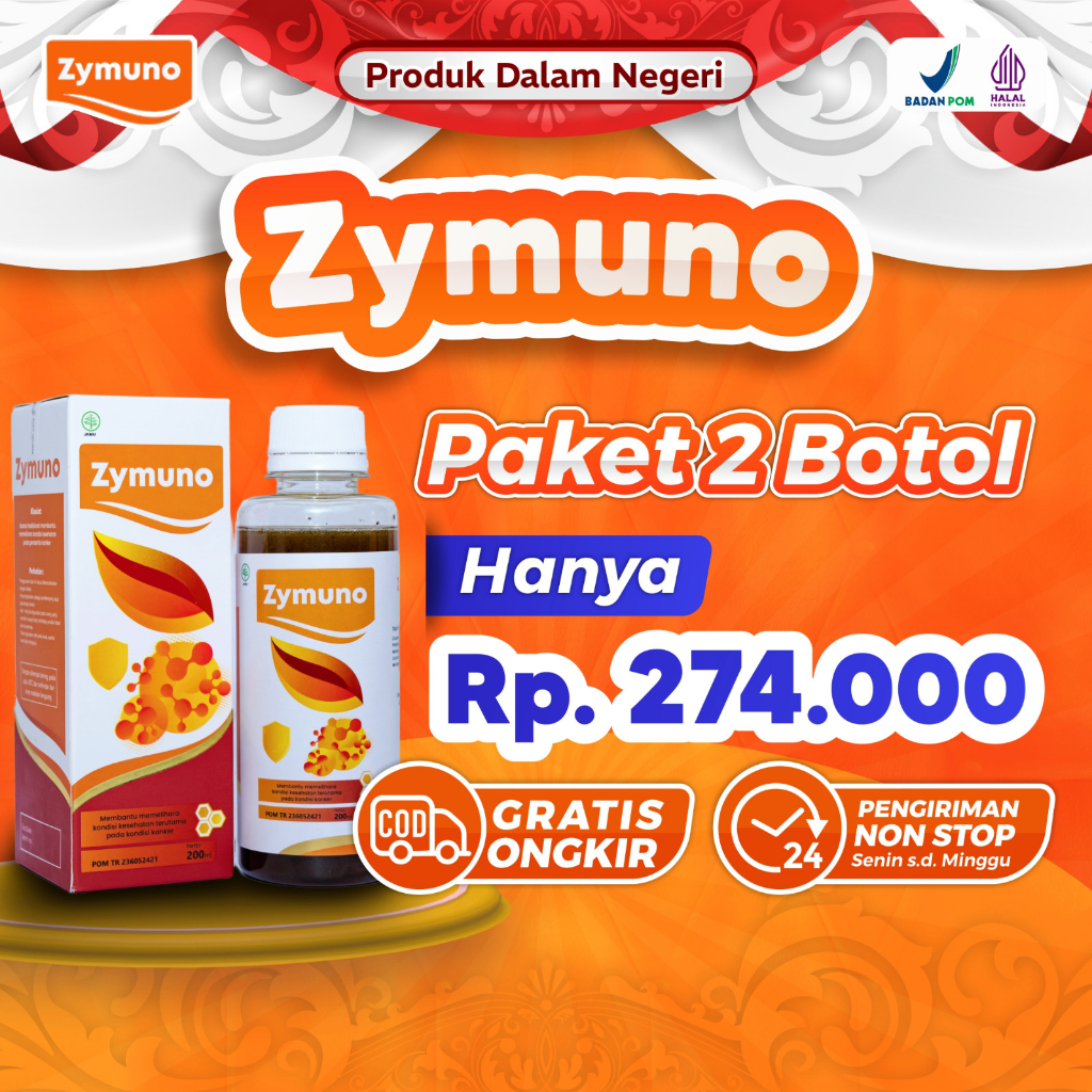 Jual Zymuno 2 Botol Madu Vitamin Alami Tingkatkan Imun Imunoterapi