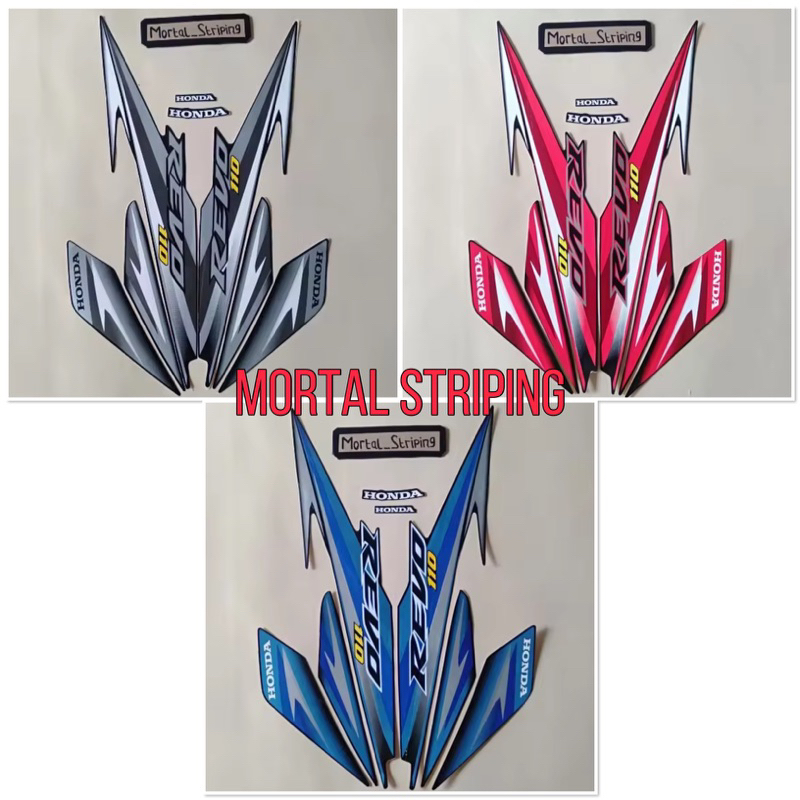 Jual Stiker Striping Lis Les Polet Body Motor Revo Absolute