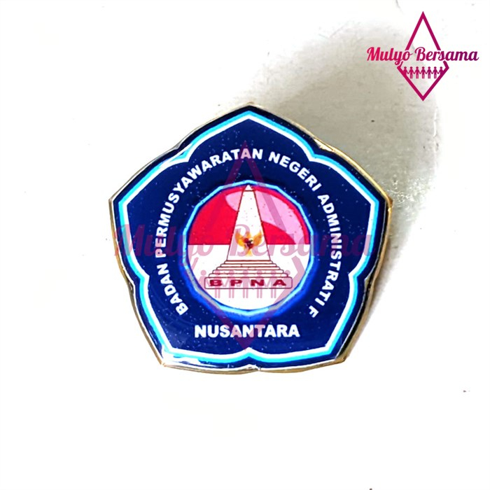 Jual Pin Bros Logo Badan Permusyawaratan Negeri Administratif Pin BPNA